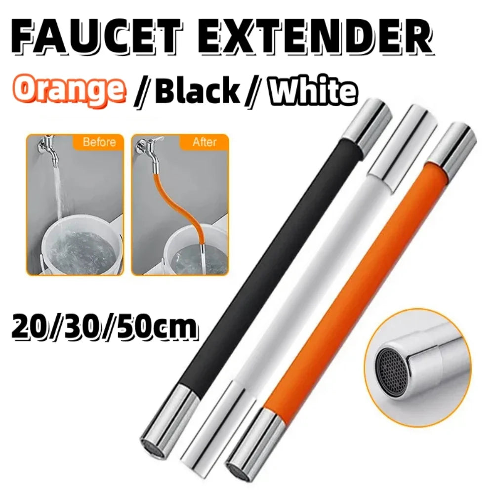 Bendable Silicone Faucet Extender Tube | Kitchen & Bathroom Faucet Extender Tube Qme