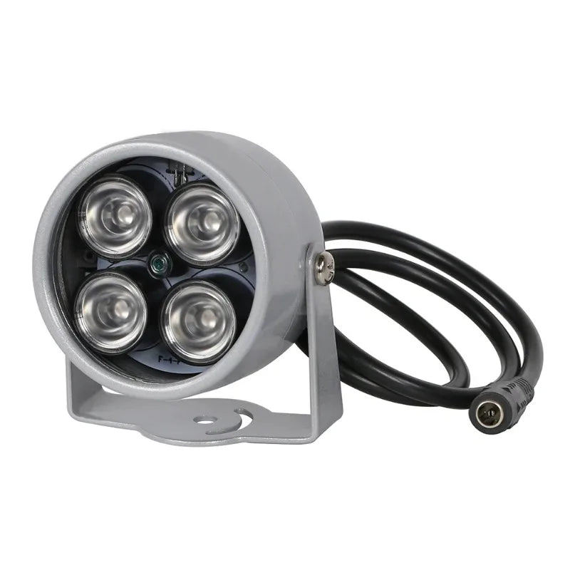 12V 4-LED IR Illuminator Auto-Sensing Surveillance Light IR Surveillance Light Qme