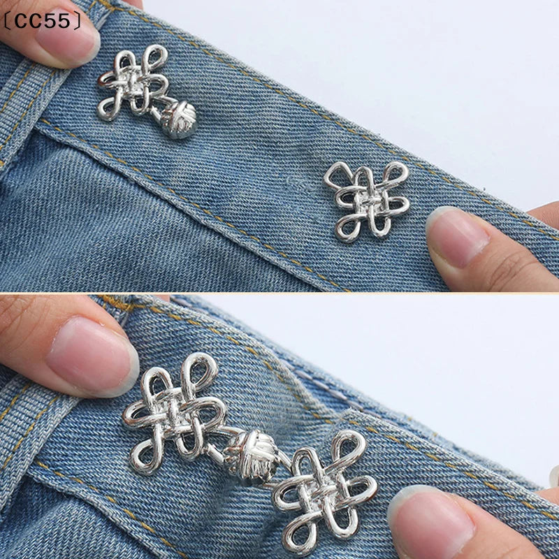 Chinese Knot Waist Buckle – Detachable Pants Clip for Jeans Waist Buckle Clip Qst
