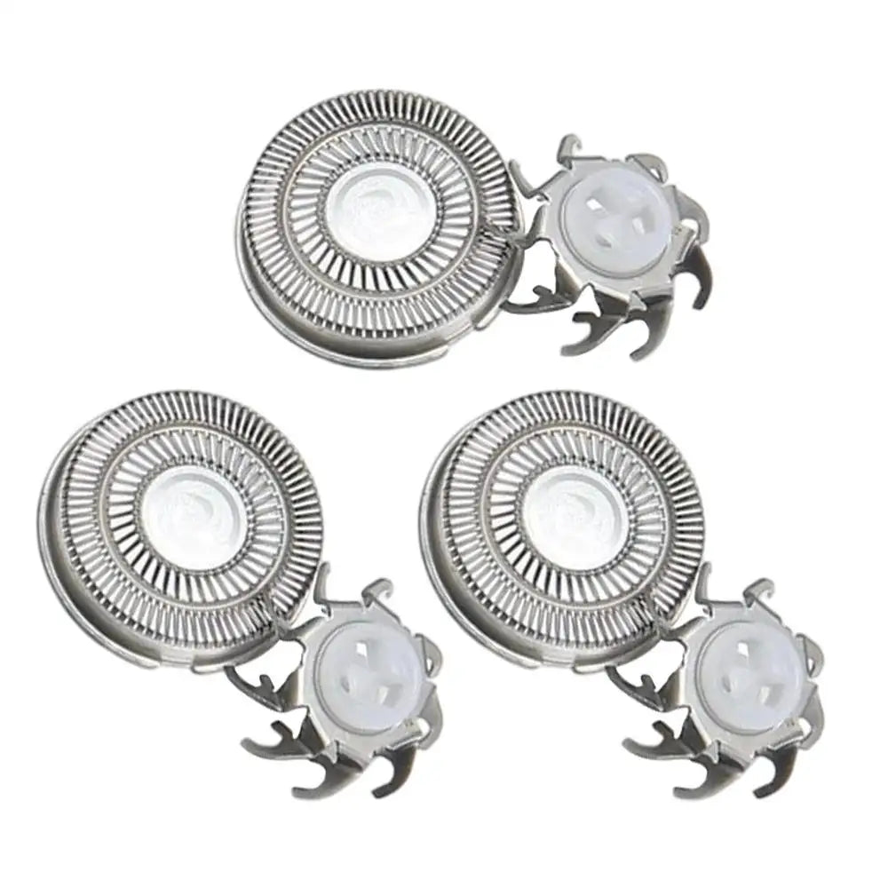 Electric Shaver Replacement Heads 3-Pack | Triangular Base Shaver Replacement Heads Qme 3pcs