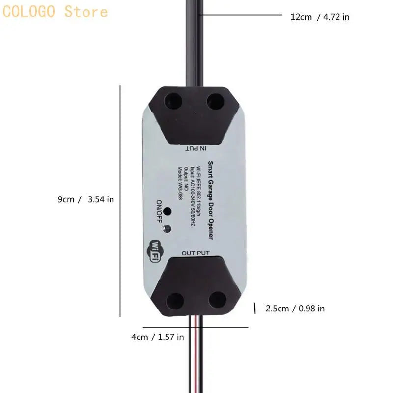 Smart WiFi Garage Door Opener – APP & Voice Remote Control WiFi Garage Door Opener Qme