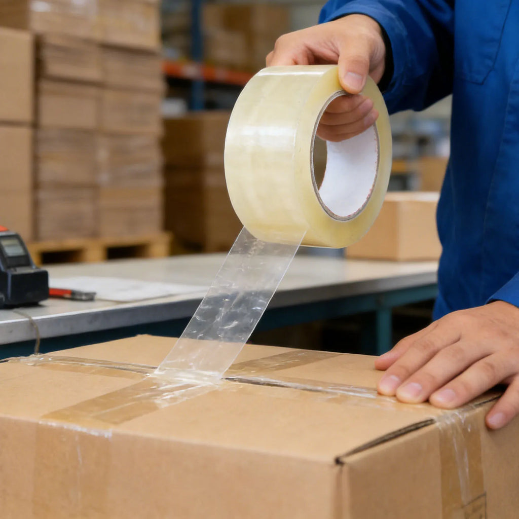 Silent Clear Packing Tape – Low-Noise Adhesive Sealing Tape Packing Tape Qme