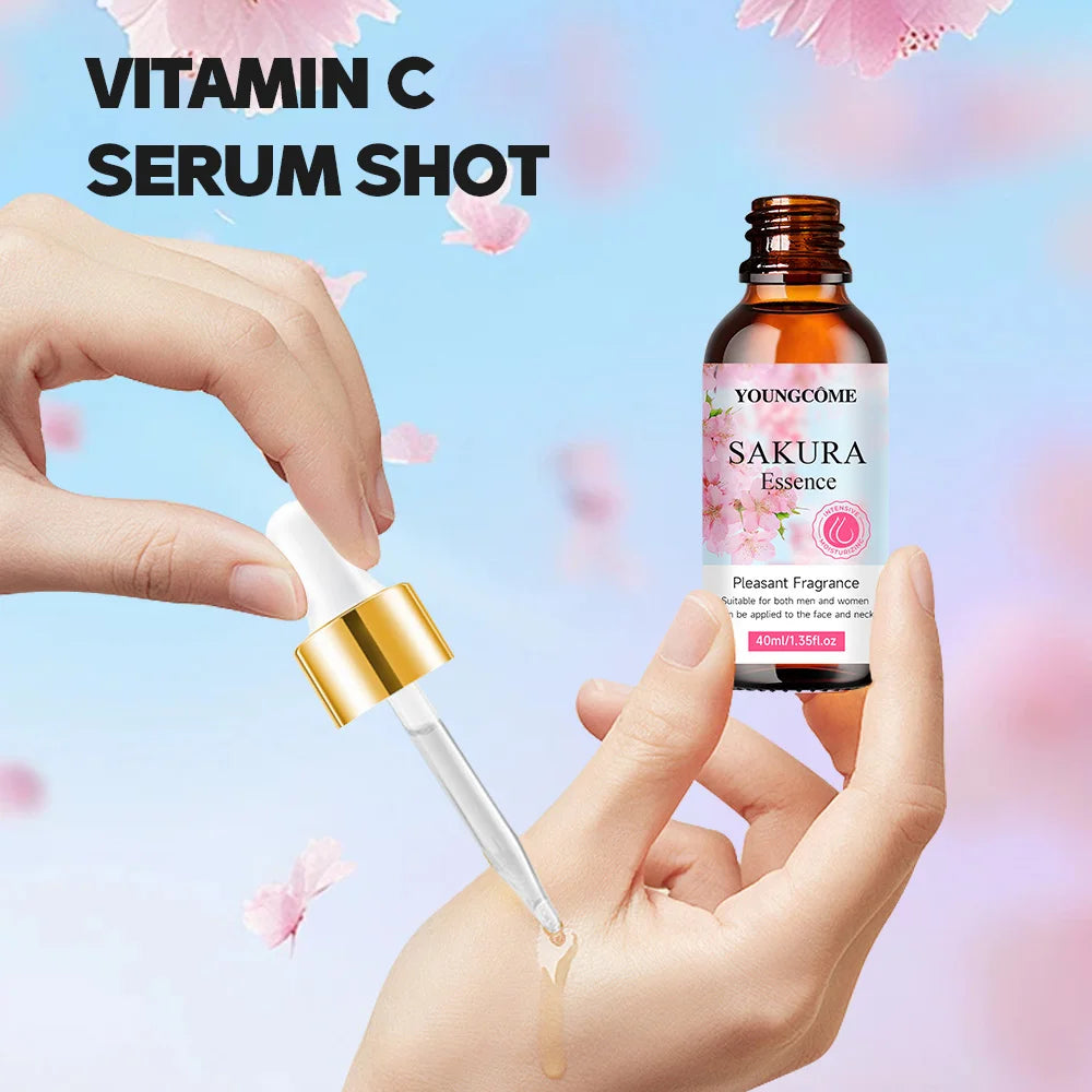 Sakura Cherry Blossom Facial Serum – Brightening & Hydrating Facial Serum Qst