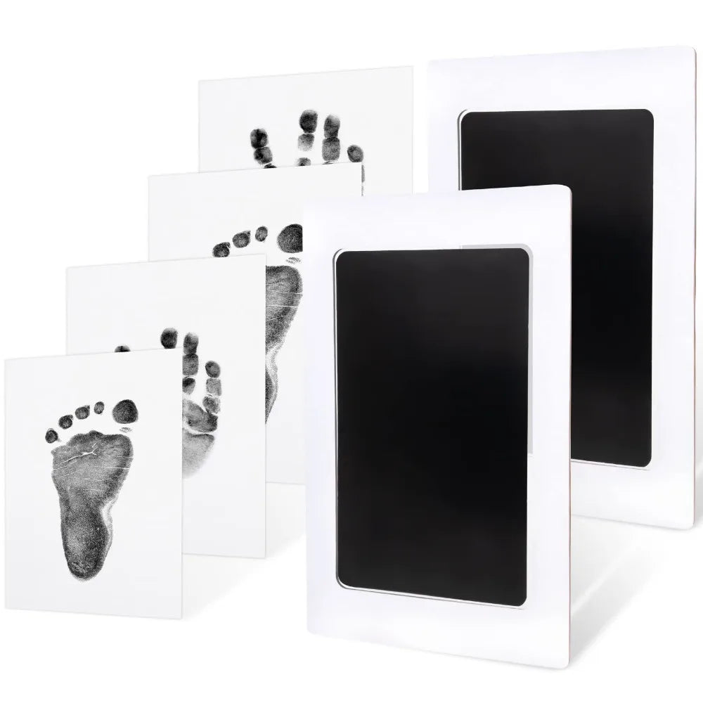 Baby Inkless Handprint & Footprint Kit with Photo Frame Baby Keepsake Kit Qme