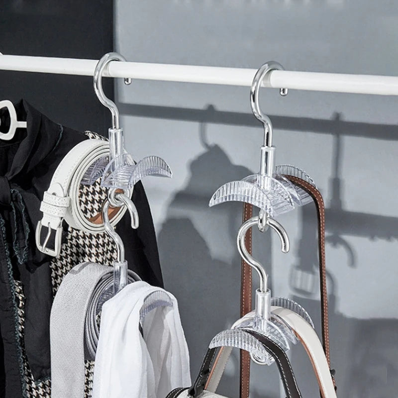 360° Rotating Bag Hook – No-Drill Wardrobe Hanger & Organizer Wardrobe Hook Organizer Qst