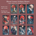 Gothic Dark Fantasy Writing Paper 30 Sheets – DIY Journal Decorative Craft Paper Qme 2
