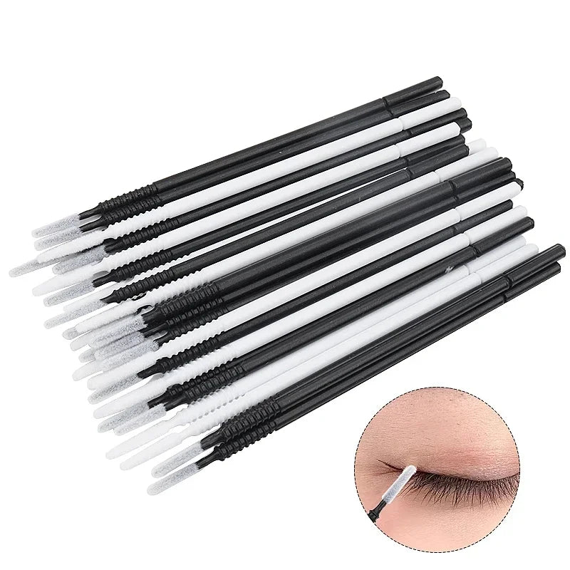 Disposable Spiral Mascara Microbrush Applicator – 100 Lash Wands Mascara Applicator Brush Qme