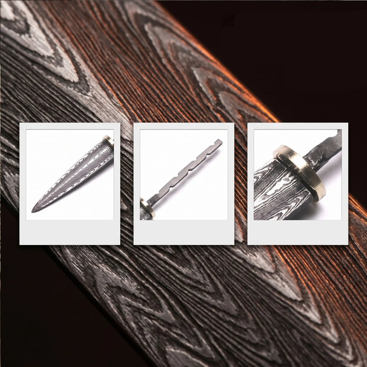 Damascus Steel Tea Knife Blank – DIY Pu'er Tea Needle Tool Tea Knife Blank Qst