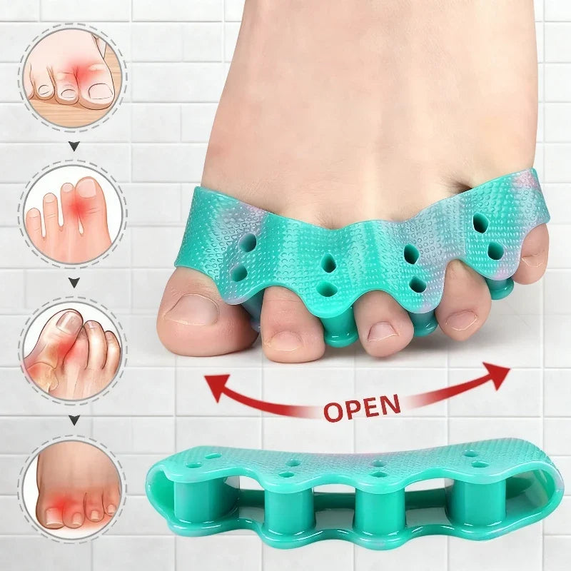 Five-Hole Toe Separator Spacer Pad – Colorful SEBS Design Toe Separator Pad Qme