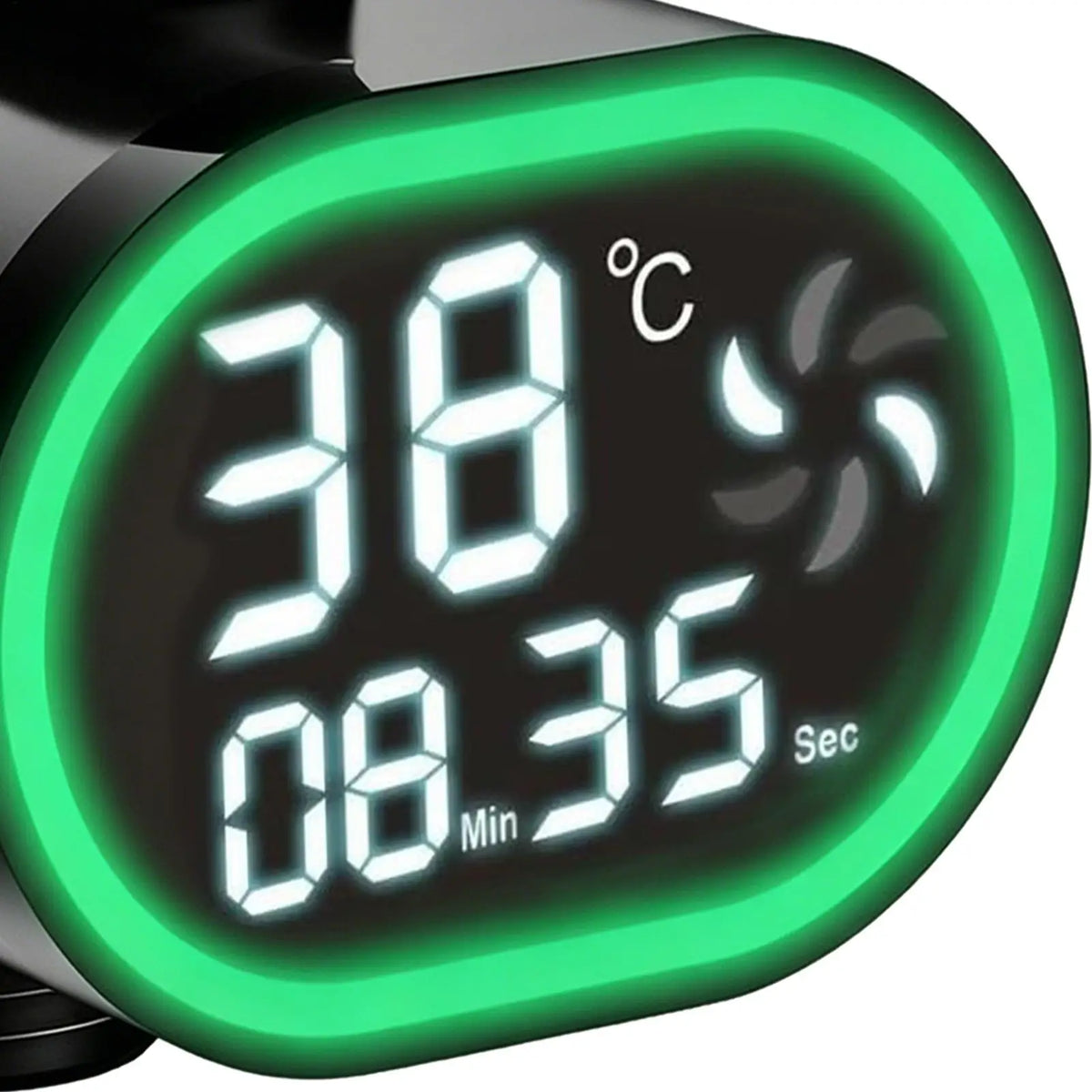 LED Digital Shower Water Temperature Monitor | Splash-Proof Water Temperature Monitor Qme