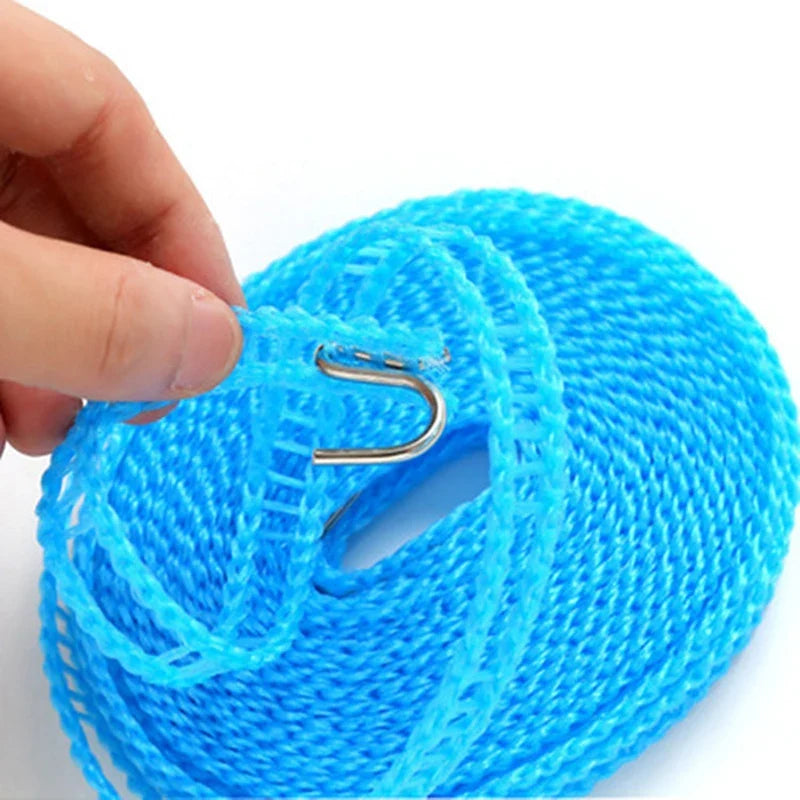 Windproof Travel Clothesline 3–10 Meters | Nylon Drying Line Travel Clothesline Qme