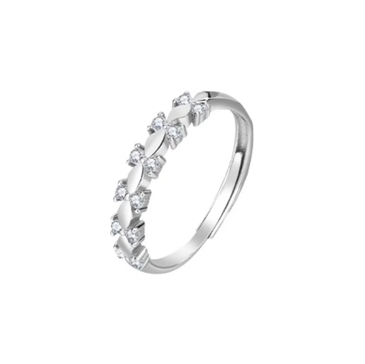 Y2K Star Cross Crystal Ring – Hiphop Zircon Unisex Ring Crystal Statement Ring Qme 2 resizable