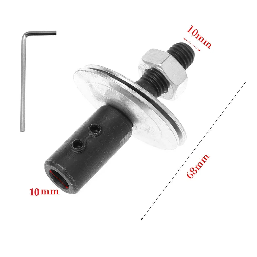 Steel Spindle Adapter Left & Right – Bench Grinder Replacement Grinder Spindle Adapter Qme Right-10mm