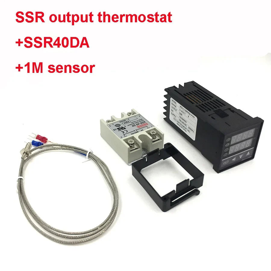 REX-C100 PID Temperature Controller – Relay & SSR, 0–1300°C PID Temperature Controller Qme SSR output set1