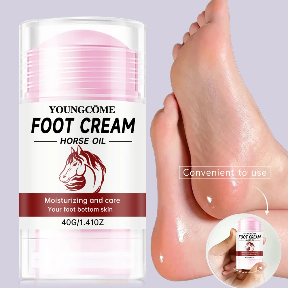 YOUNGCOME Horse Oil Foot Cream – Deep Moisture & Smooth Skin Foot Cream Qst