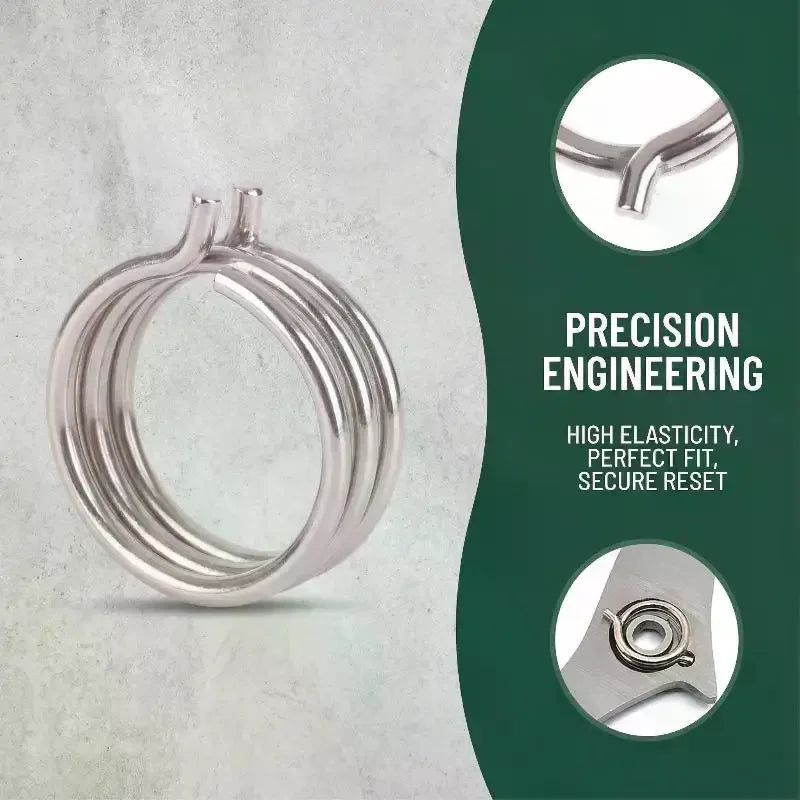 Stainless Steel Torsion Spring for Kitchen Scissors – 5 Pack Scissor Spring Accessory Qme 10pcs 15mm 1
