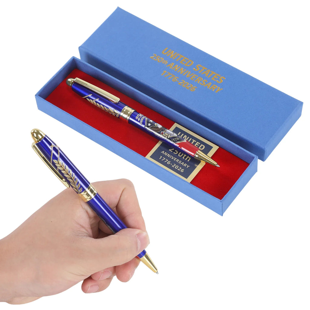 250th Anniversary Commemorative Ballpoint Pen 1776–2026 Commemorative Collector Pen Qme