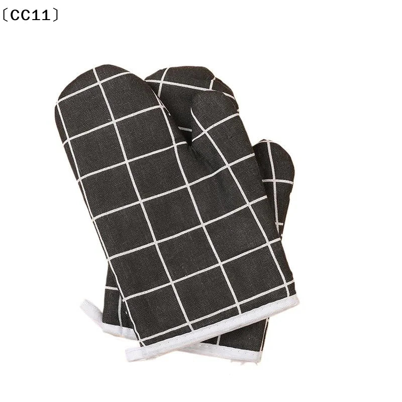 Insulated Heat-Resistant Oven Gloves – Thickened Kitchen Mitts Oven Mitts Qme