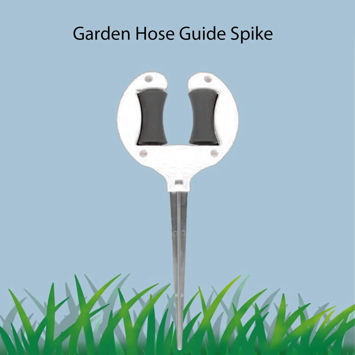 Garden Hose Guide Spike Roller – Metal Hose Positioning Stake Hose Guide Stake Qme