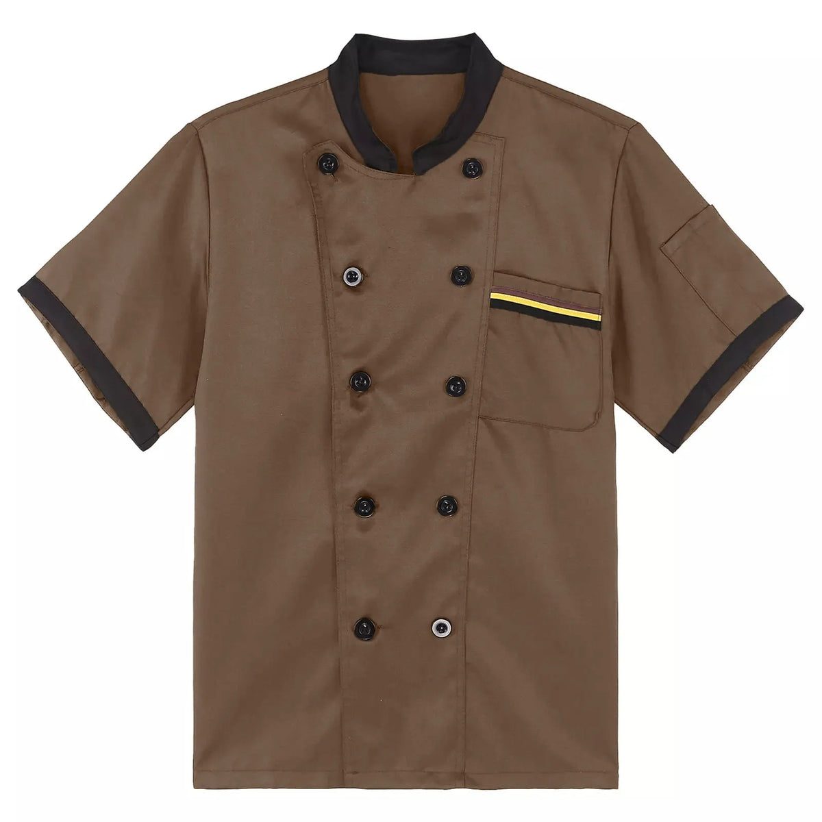 Chef Short Sleeve Kitchen Uniform – Restaurant, Café & Bakery Chef Uniform Top Qme