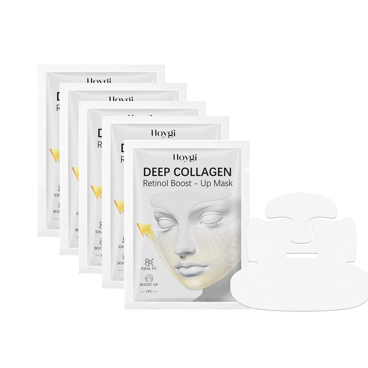 Portable Deep Collagen Face Mask – Firming & Moisturizing Collagen Face Mask Qme 5Pcs