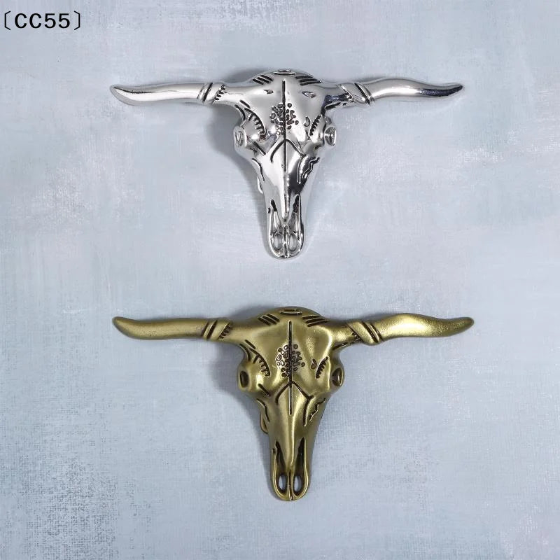 Western Cowboy Zinc Alloy Cow Head Belt Buckle – Retro DIY Belt Buckle Qst