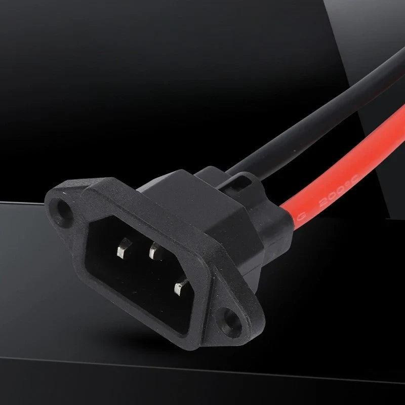 EV Lithium Battery Charging Port Socket & Cable – 6-in-1 Set EV Charging Accessory Qme 12AWG 20CM