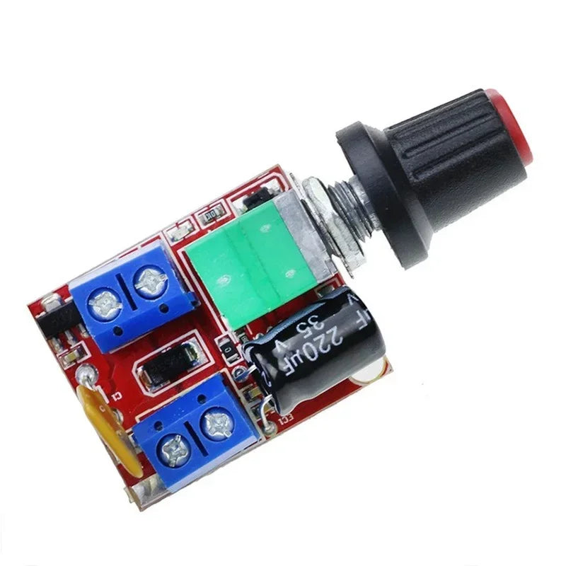 Mini PWM DC Motor Speed Controller 5A 90W 5V–35V LED Dimmer PWM Speed Controller Qme LED dimmer 5A