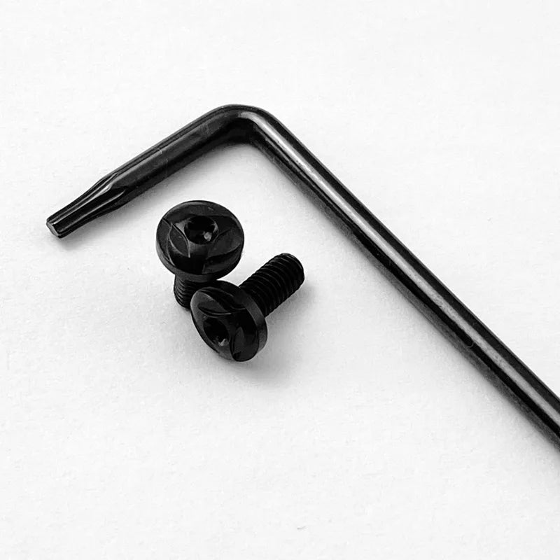 T8 Torx Stainless Steel Grip Screw Set for CZ 75 85 97 Torx Grip Screw Set Qst D-black