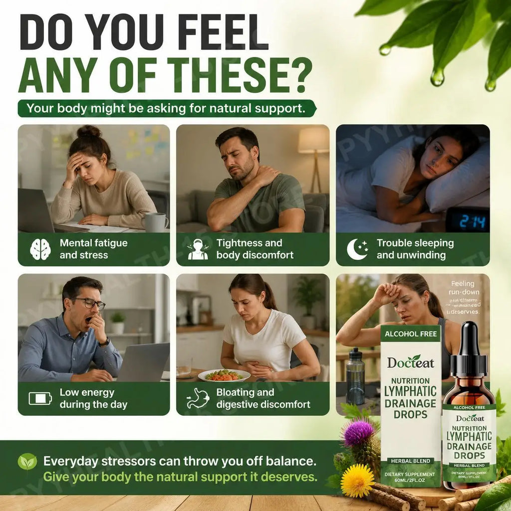 Docteat Herbal Drops – Milk Thistle, Dandelion & Green Tea 60ml Herbal Supplement Drops Qst