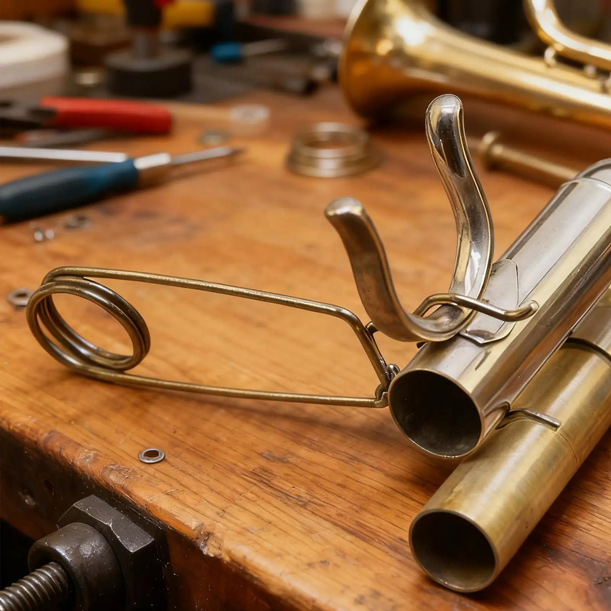 Wind Instrument Soldering Clamp – Trumpet, Flute & Saxophone Instrument Repair Clamp Qme