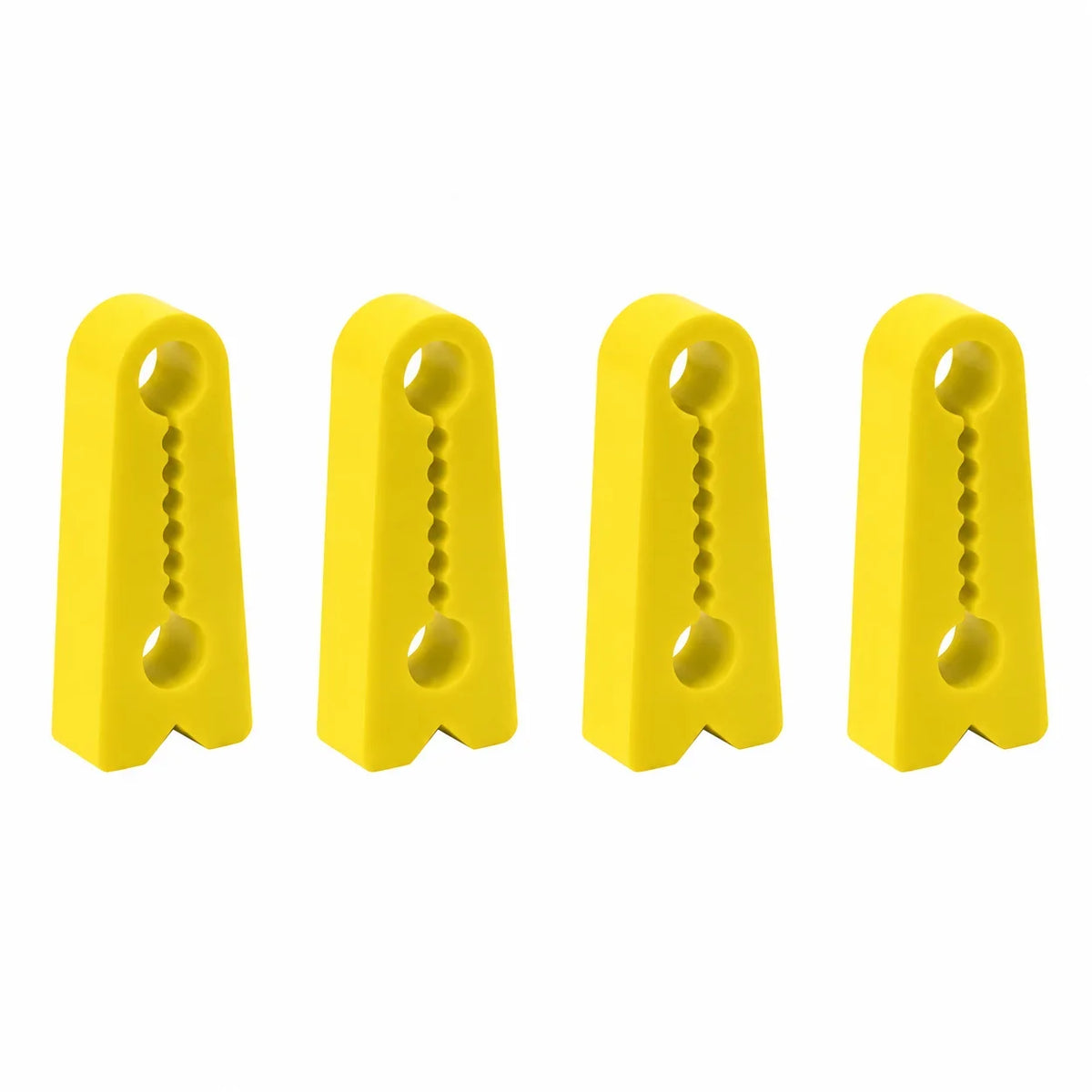 Silicone Car Door Buffer Pads | Soundproof Gasket Set of 4 Car Door Buffer Pad Qme 4pcs-Yellow