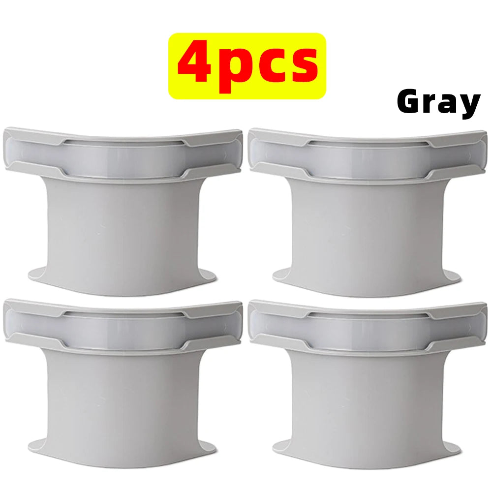 4-Pack Bed Sheet Clips – Non-Slip Grippers & Sheet Fasteners Bed Sheet Clips Qst Grey 4Pcs