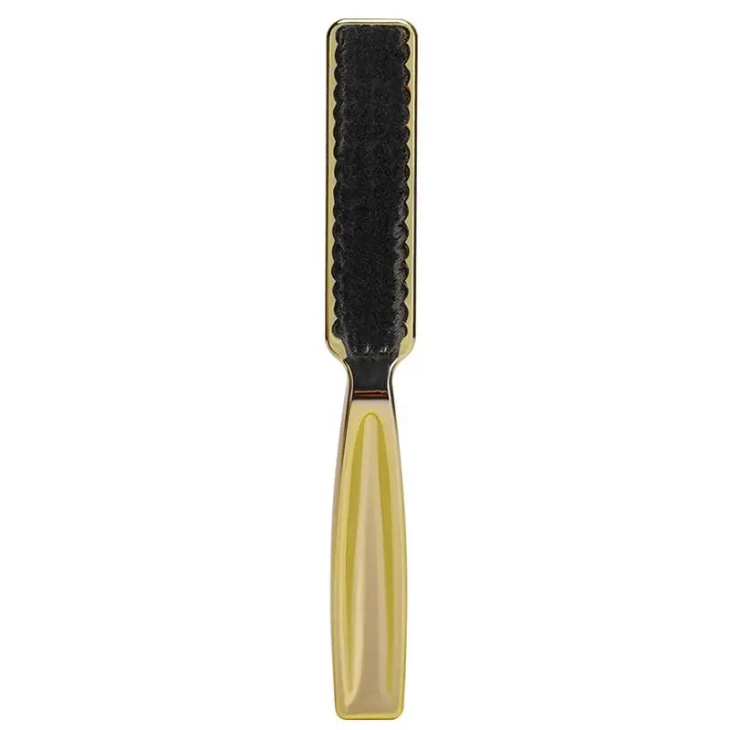 B15C Men's Beard Brush – Stiff Bristles for Grooming & Styling Beard Grooming Brush Qst Gold