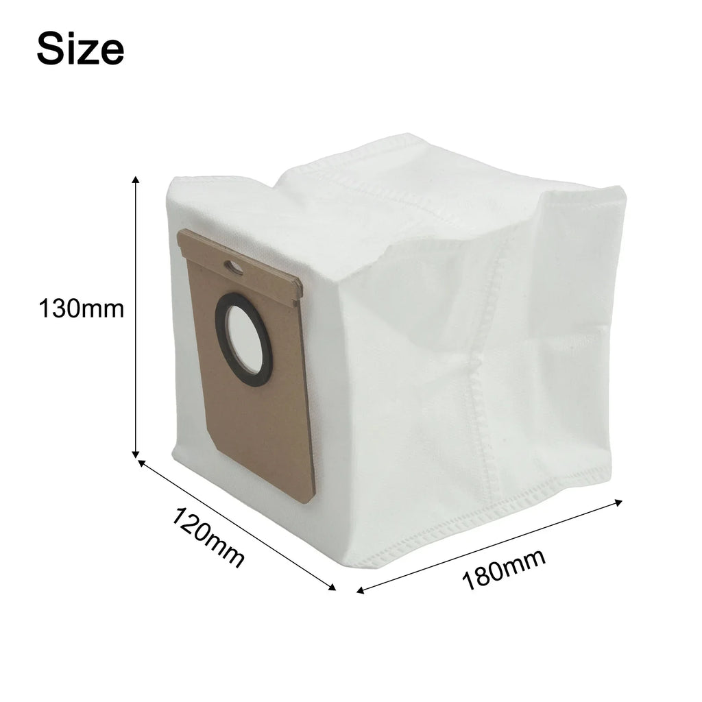 4-Pack Dust Bags for Conga 8490 Ultra Robot Vacuum | Non-Woven Vacuum Dust Bags Qme