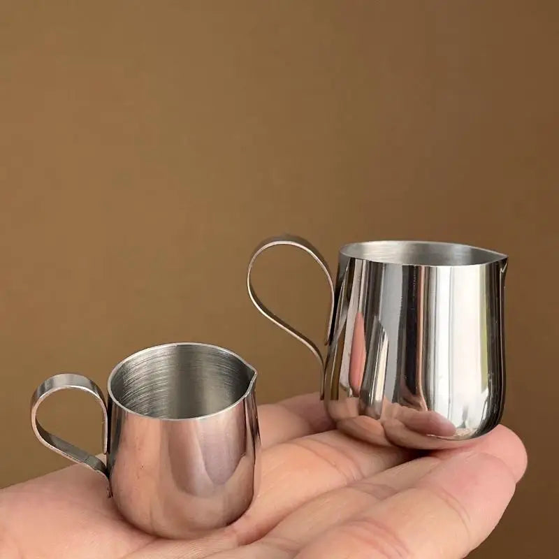Mini Stainless Steel Milk Frothing Pitcher – Latte Art Jug Milk Frothing Pitcher Qst