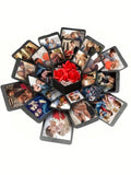 Hexagonal DIY Photo Album Surprise Gift Box – 8 Inch DIY Gift Box Qme 1pc