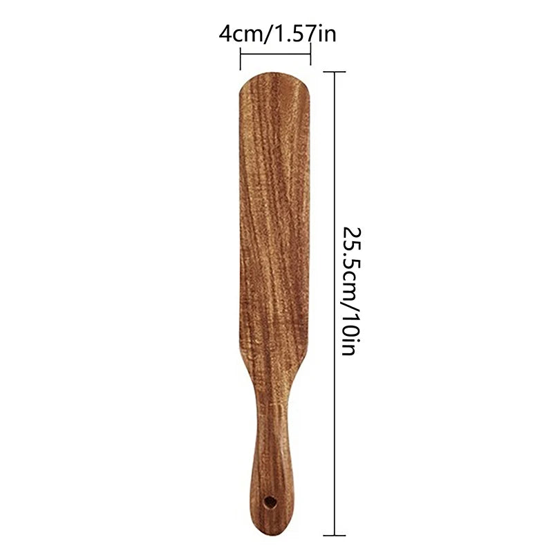 Wooden Spurtle – Eco-Friendly Kitchen Spatula & Mixing Spoon Wooden Kitchen Spurtle Qst Default Title