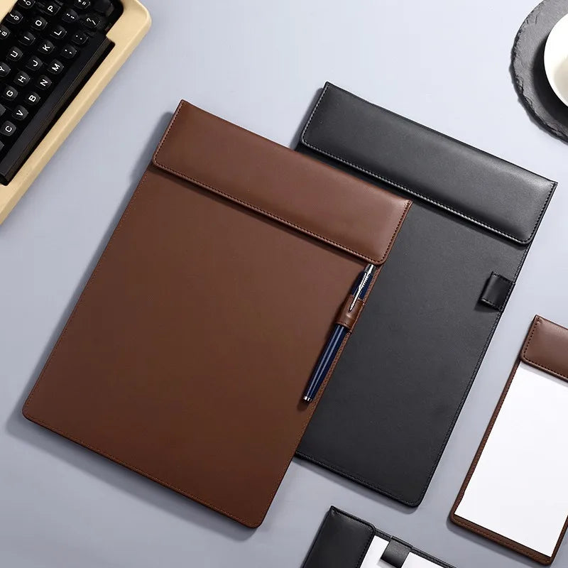 A4 PU Leather Clipboard Folder & Document Holder Clipboard Folder Qme