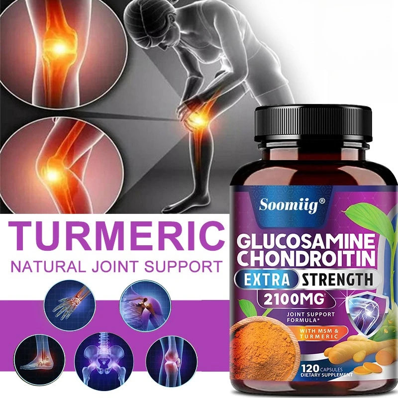 Glucosamine Chondroitin Turmeric MSM Triple Strength Joint Support Joint Support Supplement Qst