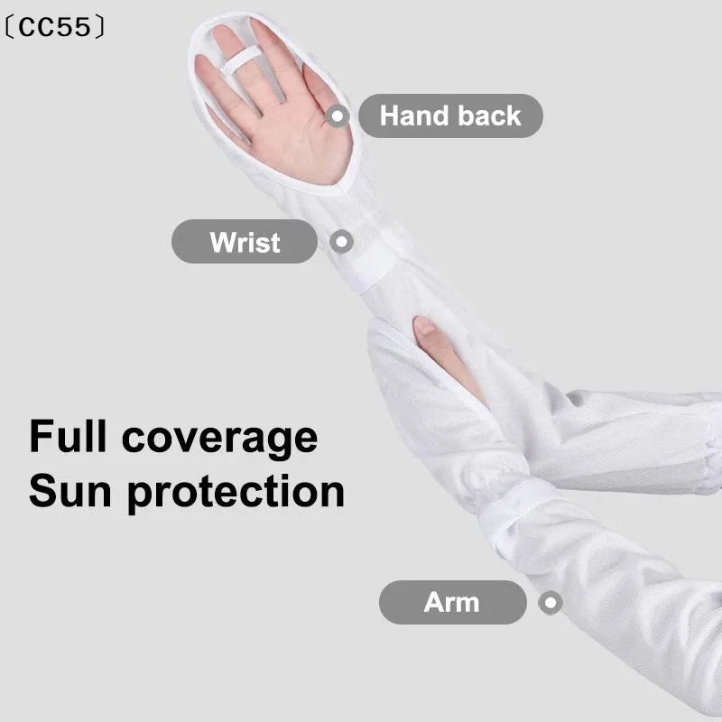 Women's UPF 50+ UV Protection Arm Sleeves | Summer Sun Cover UV Protection Arm Sleeves Qst