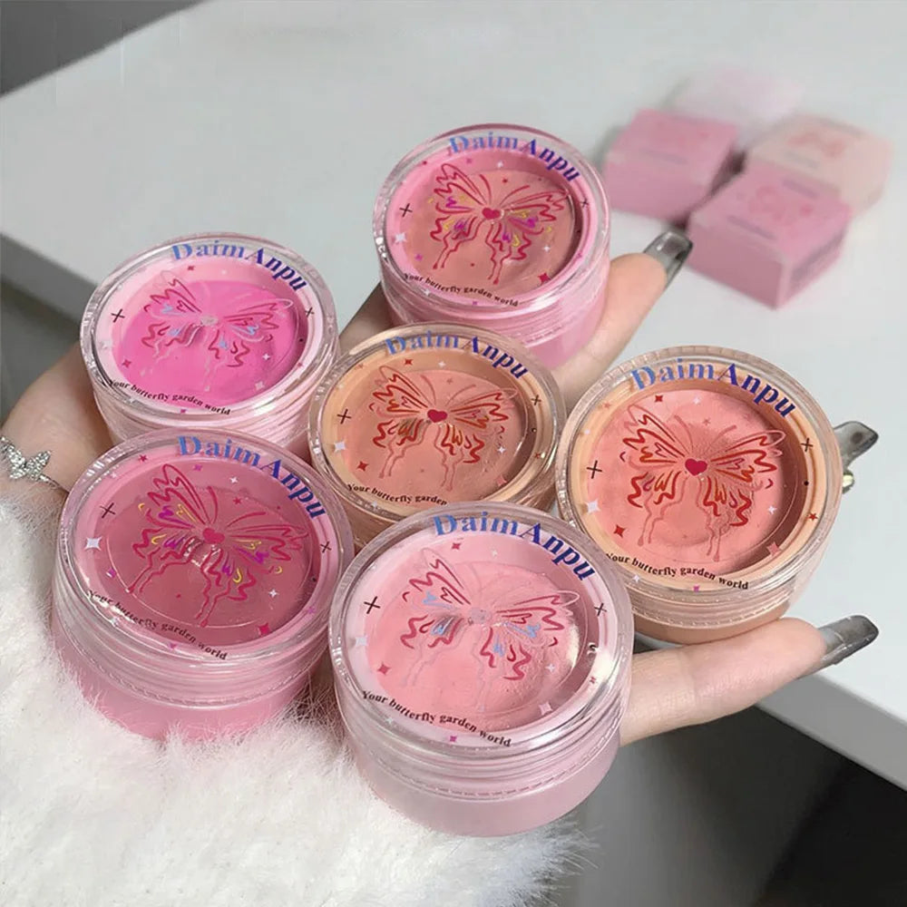 Airy Clay Cream Blusher – Long-Lasting Pigmented Blush | Qme Cream Blush Qme