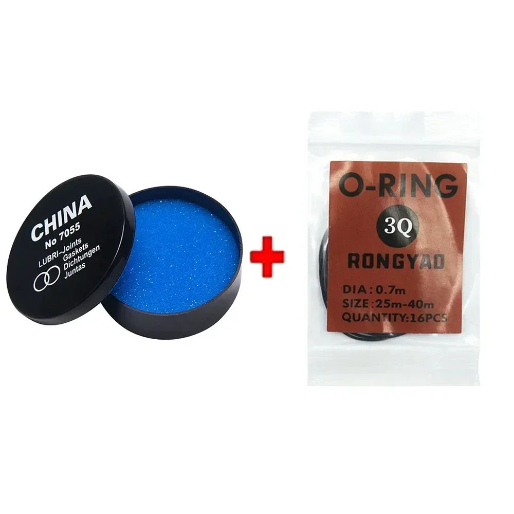 Watch Case Rubber O-Ring Gasket Kit – 20 Sizes | 1 Box Watch Repair Gaskets Qme Black-0.7