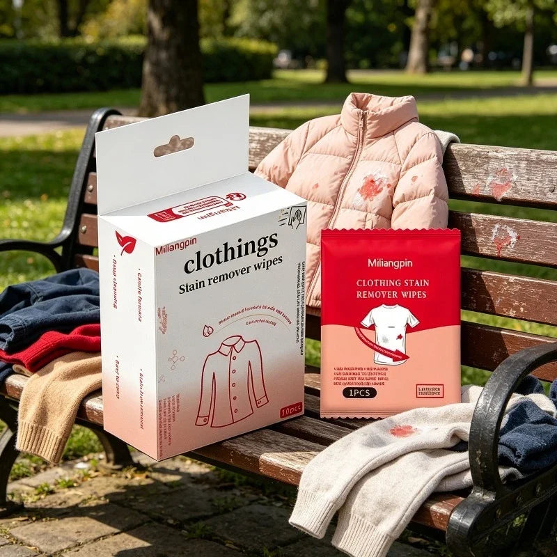 Disposable Dry Clean Wipes for Jackets & Shoes | Non-Woven Garment Cleaning Wipes Qme