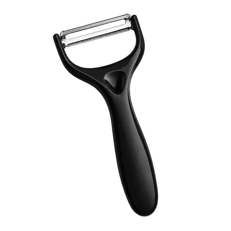 Y-Shape Vegetable Peeler – Sharp Stainless Steel Comfort Grip Vegetable Peeler Qst Black-1pcs