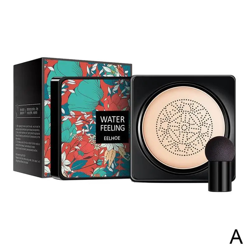 Mushroom Cushion BB Cream Foundation & Concealer | Qme Cushion BB Cream Qme ivory