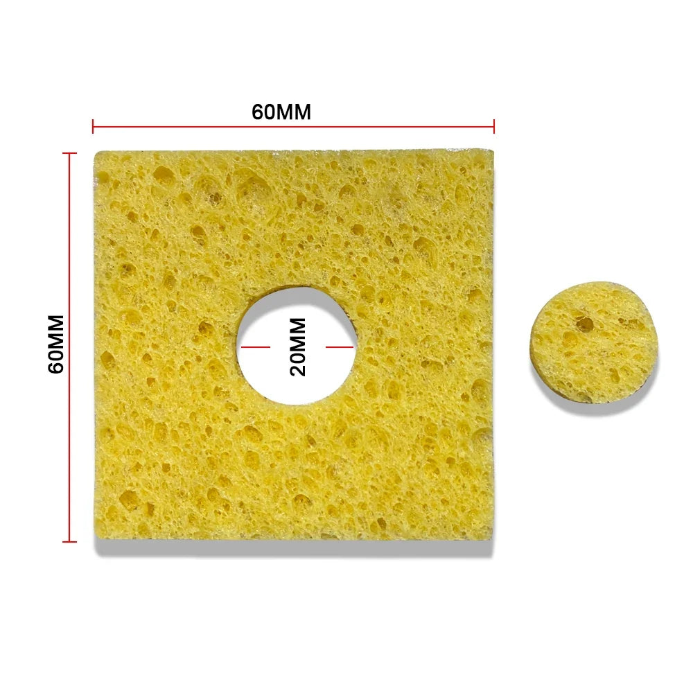 Soldering Iron Tip Cleaning Sponge 100x60mm Heat Resistant Soldering Accessory Qme