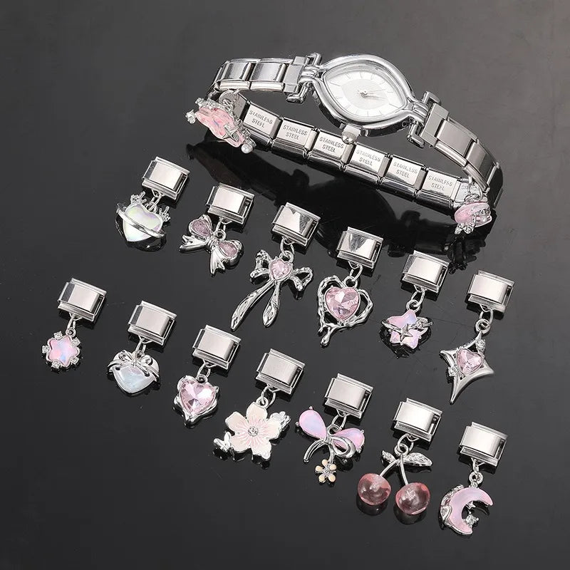 Starfish Shell Whale Charm Pendant – Stainless Steel, 41 Colors Charm Pendant Qme