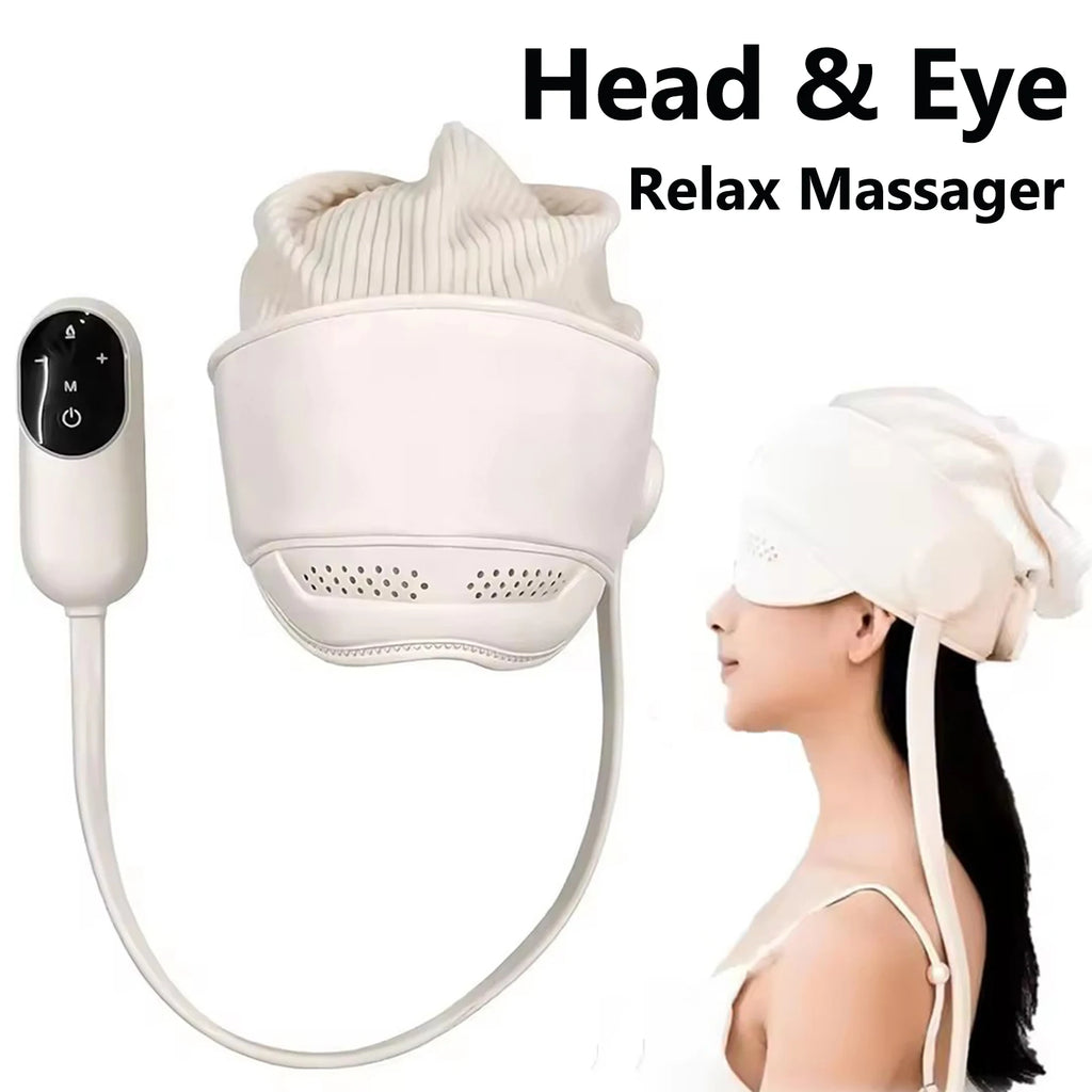 Electric Airbag Head & Eye Massager | Graphene Heating Head Eye Massager Qst