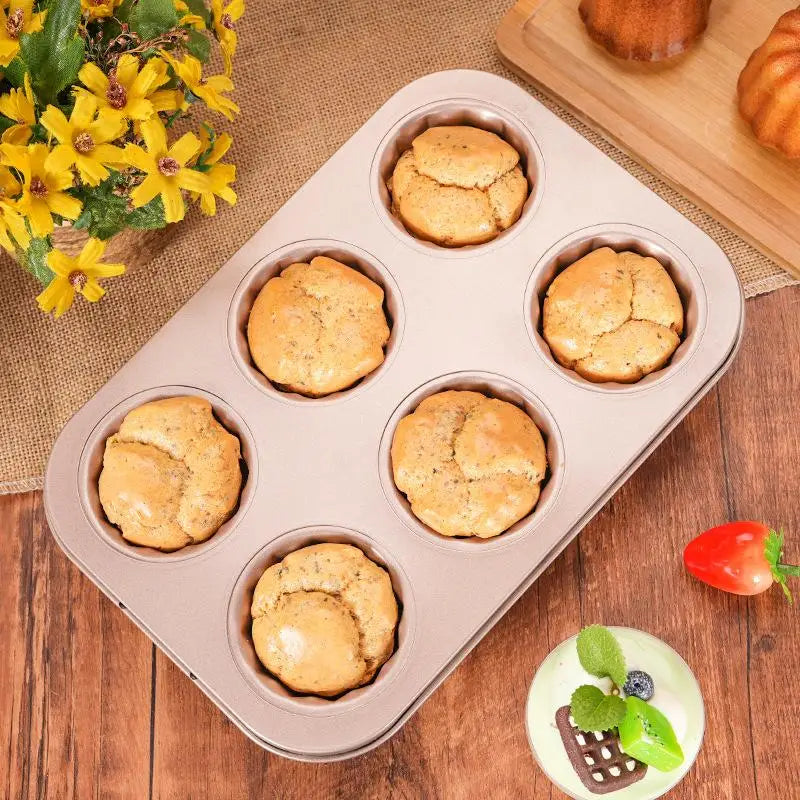 Carbon Steel Non-Stick Mini Cupcake & Muffin Baking Pan Cupcake Baking Pan Qst